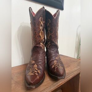 Macie Bean Leather Cowboy boots size 8.5